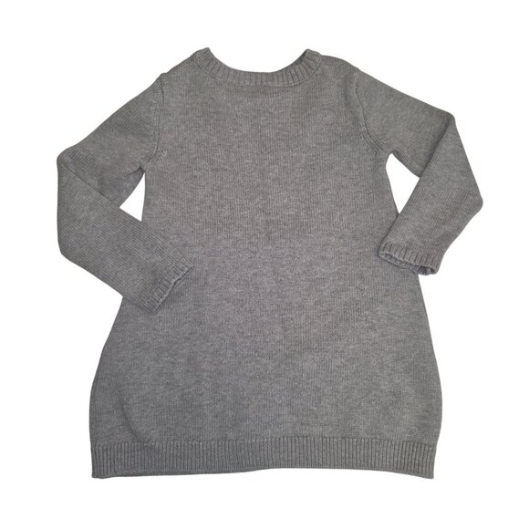 Carters Toddler Girls Fair Isle Sweater Dress Size 2T Gray & Pink 3897 - Picture 2 of 5